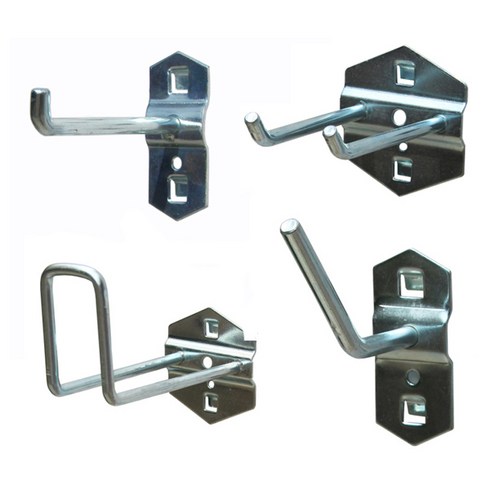 라인테크 공구걸이대 후크 타공판 후크, 더블 후크 100mm, 1개