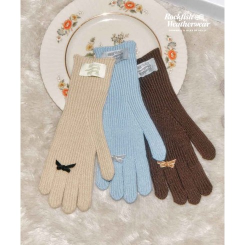 ROCKFISH WEATHERWEAR [쇼핑백증정]RIBBON LONG GLOVES with SILVER BAG - 4color 146948