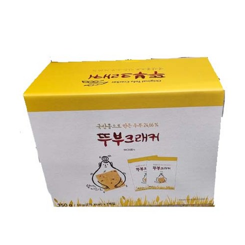 코스트코 두부과자 뚜부과자 뚜부크래커 회사 사무실 학원 간식, 350g, 1개