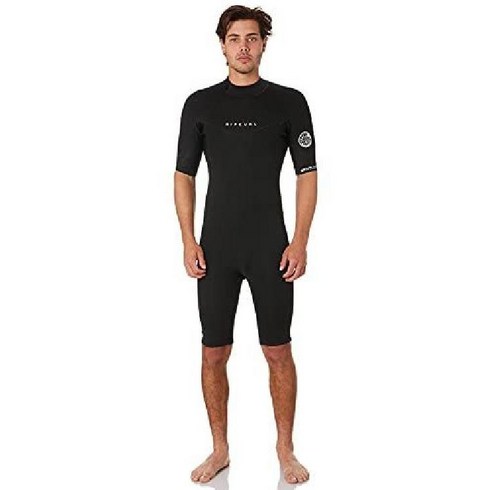 립컬 - 패트롤다운 2mm 백 지퍼 스프링 블랙 1MD 웻슈트 잠수복 서핑슈트 다이빙슈트 서핑, 블랙 1