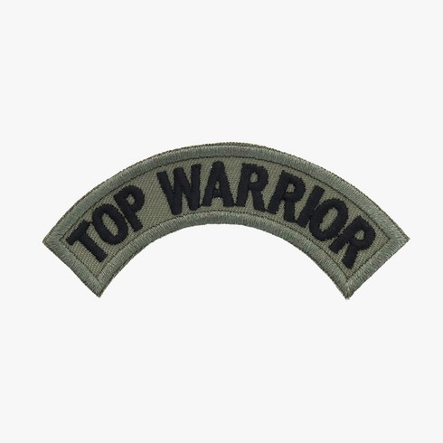 TOP WARRIOR 탑 워리어 섹션 패치 국방색 특급전사