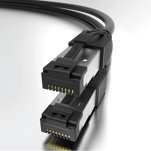 Cat8 RJ45 FTP 툴 프리 이지 키스톤 잭, 275268 26AWG 블랙 _26AWG - 25ft