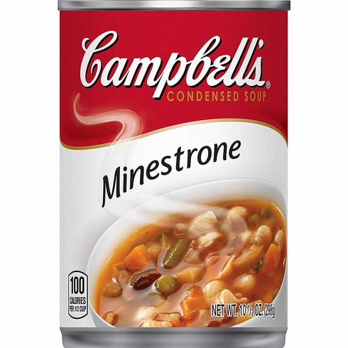 Campbells 캠벨스 이탈리아식 미네스트론 스프 298g 12캔, 1개