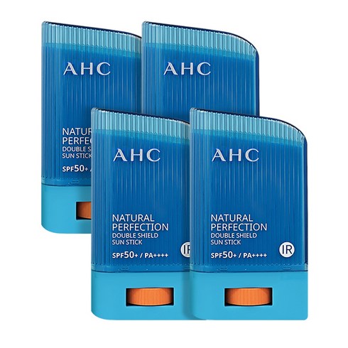 AHC 내추럴 퍼펙션 선스틱 22g SPF50+/PA++++, 4개