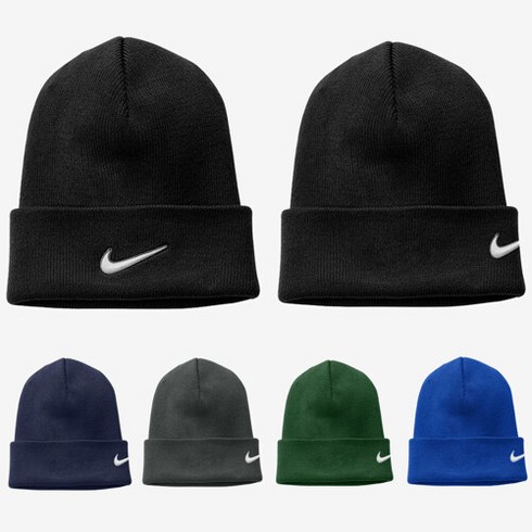 나이키 스우시 로고 비니 팀 커프드 CW6117