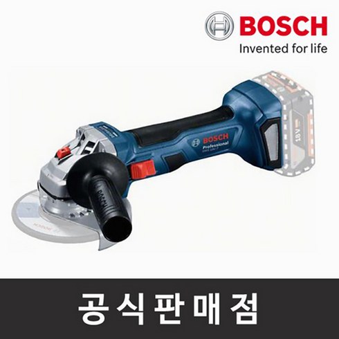 보쉬 GWS18V-7 베어툴 충전그라인더 10.16cm 18V절삭연마, 1개