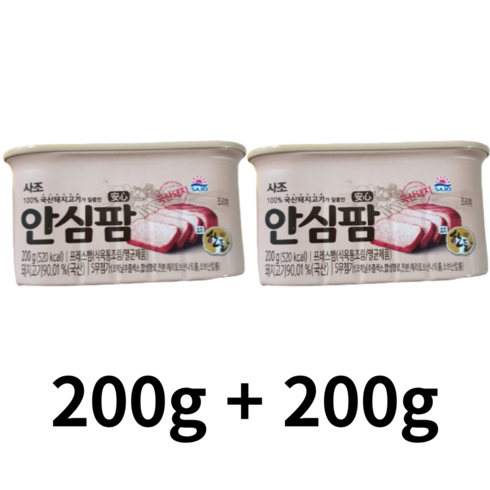 사조 안심팜, 400g, 25개