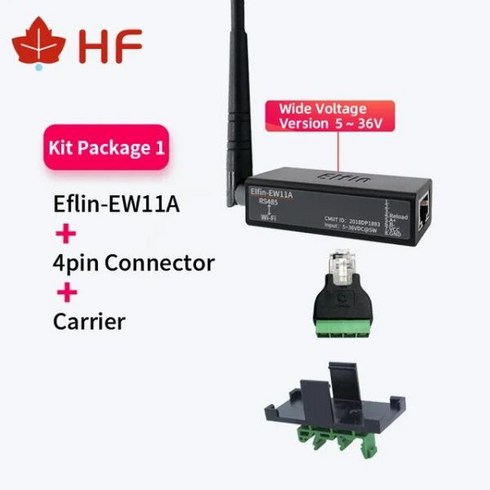 ew11 - 광전압 무선 네트워킹 장치 Modbus TPC IP RJ45 RS485-WIFI 직렬 서버 DTU Elfin-EW11A-0/Elfin-EW11A-0/ EW11A, 02 Kit 1, 02 Kit 1