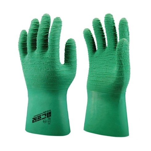 2023년 가성비 최고 크랩그랩장갑 - 핸드맥스 러프크랩 천연고무 손전체 크링클처리 농업 다목적 라텍스 면안감 러프그랩 어부장갑, 10.5cm