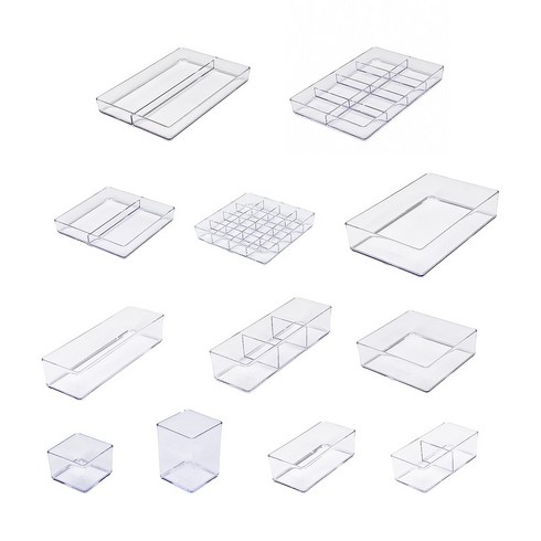 아크릴정리함 - 크리스탈 뷰티 정리함 1호~12호 다용도 정리함 모음/화장품정리함/소품정리/수납정리/다용도수납/데스크정리/보관함/정리대, 크리스탈 뷰티 정리용품 2호, 1개