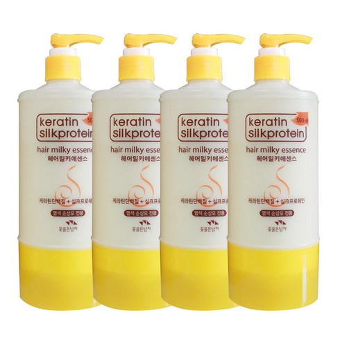 꽃을든남자 케라틴 실크프로테인 헤어밀키에센스, 500ml, 4개