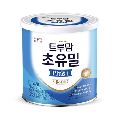 일동후디스 초유밀플러스 스틱분유 1단계, 초유, 90g, 2개
