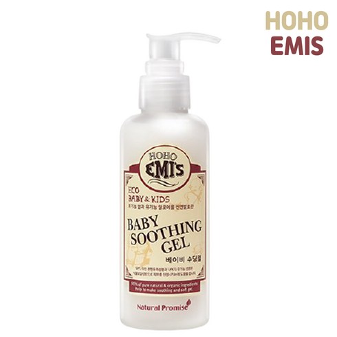 호호에미수딩젤 - hoho emis 호호에미 유기농 아기수딩젤 신생아 베이비 수딩젤 150ml 아기 천연유래 성분 + 샘플증정, 1개