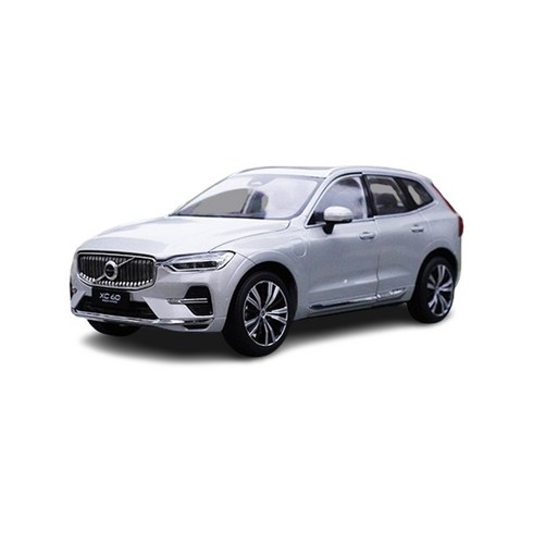 볼보 XC 60 SUV 1:18 다이캐스트 자동차 모형 피규어 내일더초롱, 실버돈