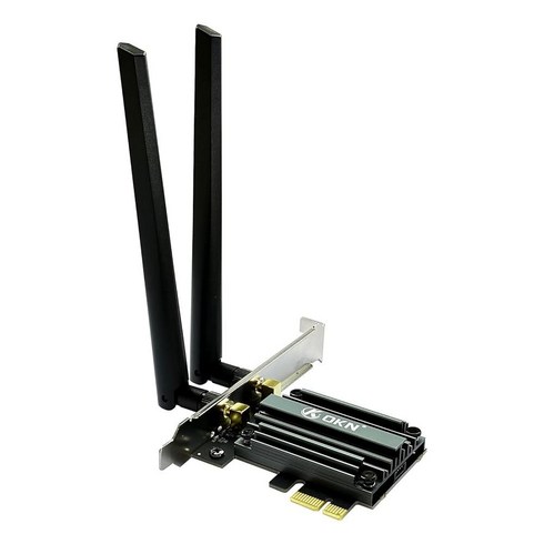 OKN WiFi 7 카드 9.3Gbps 802.11BE 블루투스 5.4 무선 NIC 어댑터가 포함된 트라이 밴드 PCIE 데스크탑용 6E 내부 4K QAM 320MHz BE200