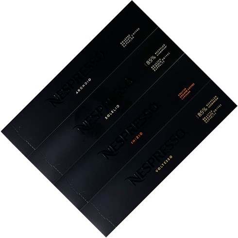 네스프레소 버츄오 가벼운 맛 캡슐 커피 세트 총 40개 캡슐커피, 80개, 80개