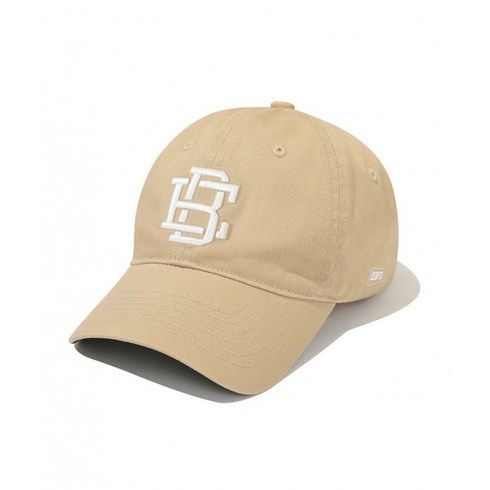 이벳필드 EB 팀로고 코튼 빈티지 볼캡 베이지