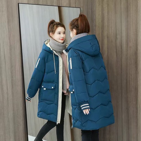 2023년 가성비 최고 디스커버리바람막이여성 - 여성롱패딩 경량패딩 여성바람막이 후드 지퍼 오버사이즈 오버핏