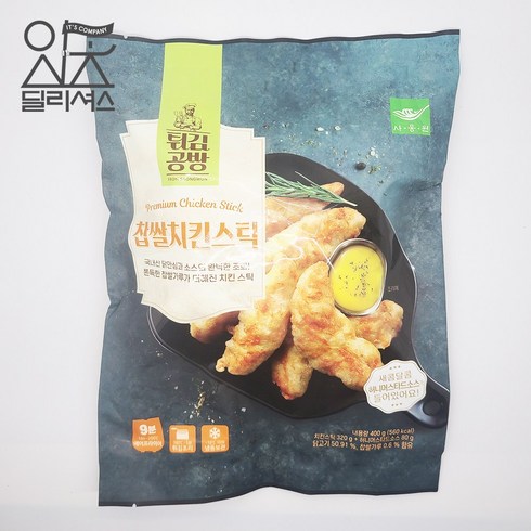 사옹원 찹쌀치킨스틱 400g 국내산안심닭 담백촉촉쫀득간편, 1개