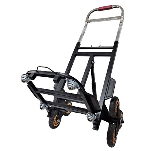 라이프쏠 무거운짐 운반 계단 리프트 구르마 끌차 수레 핸드카 카트 운반기 접이식핸드카 이동식, 1개, 일반형
