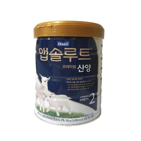 앱솔루트산양3단계 - 앱솔루트 프리미엄 산양 분유 2단계, 750g, 3개