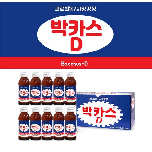 동아제약 박카스 D, 100ml, 50개