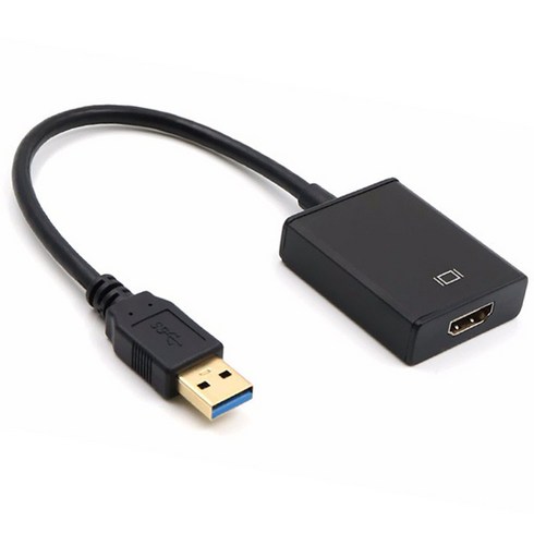 외장그래픽카드 - 칸텔 USB 3.0 to HDMI컨버터 외장 그래픽 카드 듀얼모니터, USB to HDMI 컨버터