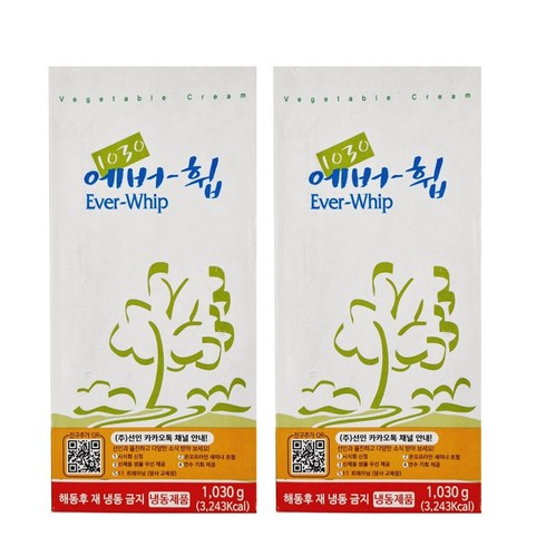 SIB 선인 에버휩 1030g 2개. (아이스박스+아이스팩), 1.03kg, 2개