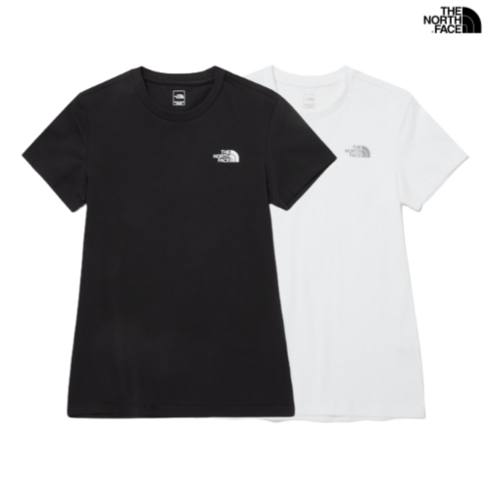 2023년 가성비 최고 노스페이스팀코리아 - [매장정품] 노스페이스 여름 반팔티 운동복 트레이닝복 여성 라운드 티셔츠
