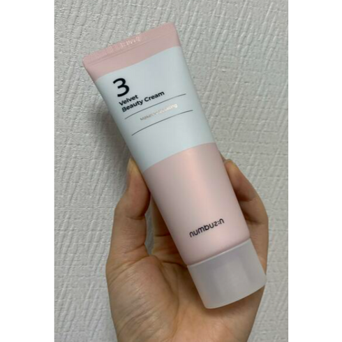 넘버즈인3번팩 - [본사 정품] [단품]{1개[numbuz:n]넘버즈인 3번 결케어 벨벳 뷰티크림 60ml /화장이 착 붙는 뷰티크림, 1개