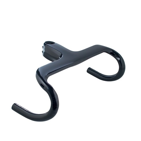 2023년 가성비 최고 트렉마돈 - TREK MADONE 트렉 마돈 자전거 카본 에어로 경량 원피스 핸들바 스템 일체형 손잡이, 블랙 400mm x 90mm, 1개