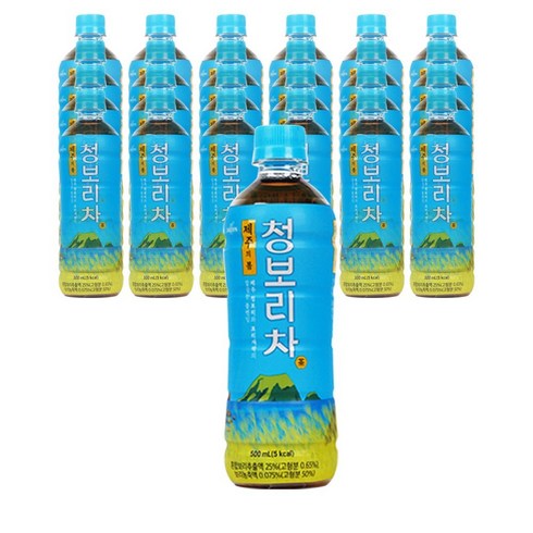 쟈뎅 제주의봄 청보리차 500ml X 24PET(1박스) 차음료, 300ml, 72개