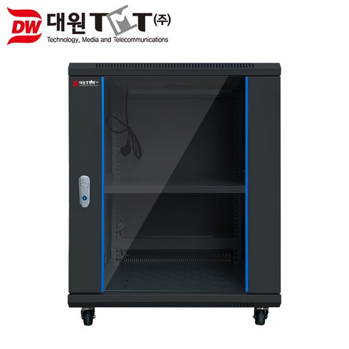 서버랙 - 대원티엠티 허브랙 750X600X600 DW-H750B, 1개