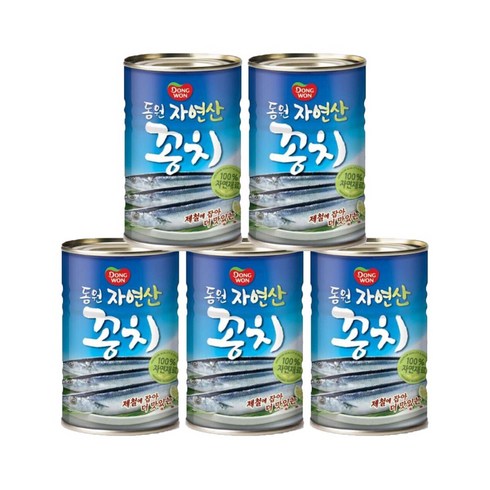 동원꽁치 - 동원 꽁치 통조림, 300g, 5개