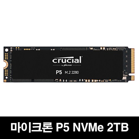 마이크론 Crucial P5 M.2 NVMe SSD PCle, 2TB