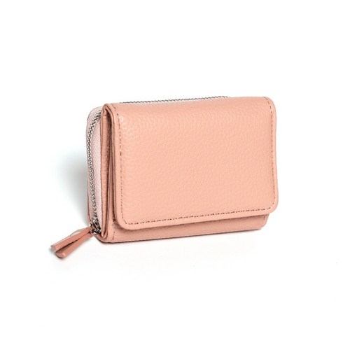 란닝비아 여성반지갑 동전지갑 카드지갑 지퍼형 가죽지갑 C500-1