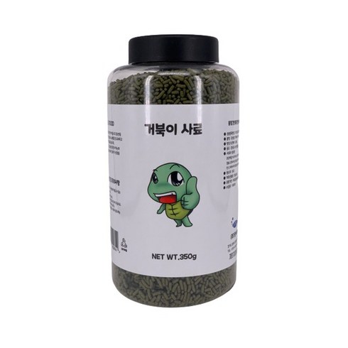 영아쿠아 거북이 전용 사료, 1000ml, 350g, 1개