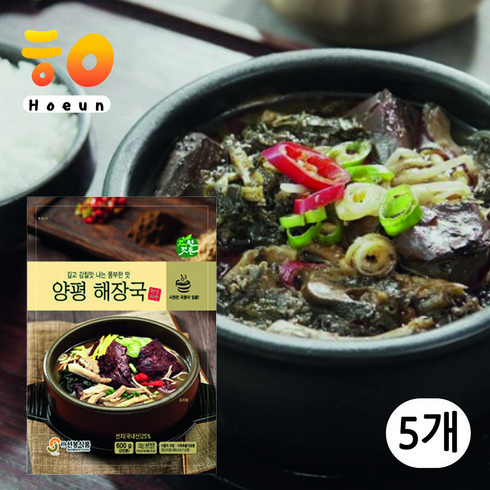 선지해장국 - 자연깃든 선봉 양평 해장국, 600g, 5개