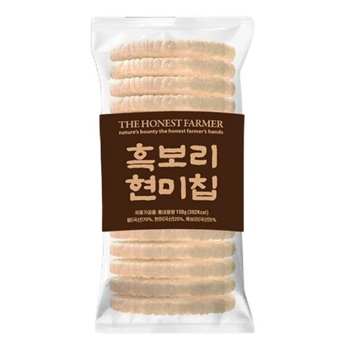 정직한농부 흑보리현미칩 100g 25봉