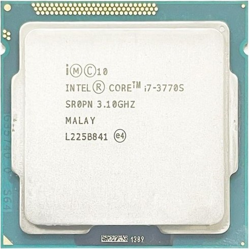 인텔 코어 I73770S I7 3770S 3.1GHz 쿼드코어 8코어 65W CPU 프로세서 LGA 1155