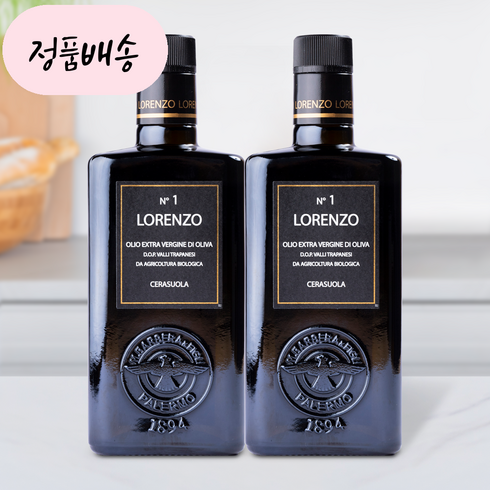 [500ml 1+1] 로렌조 올리브오일 엑스트라버진 1 000ml No1_엄선원료DM_[정품인증]