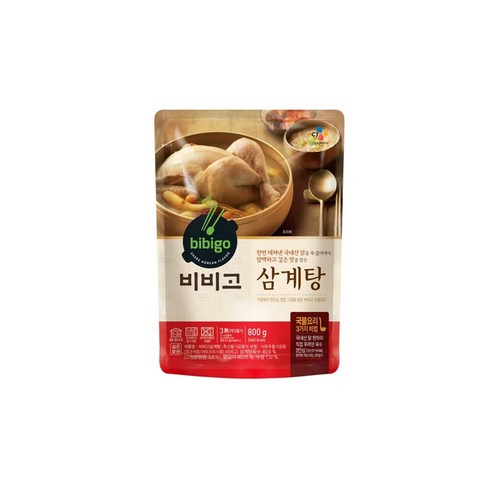 비비고삼계탕 - 비비고 삼계탕 800g, 7개