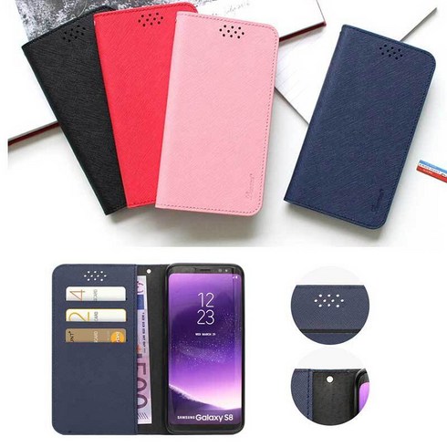 레드울프 리얼레더플립 사피아노 코팅 천연가죽 핸드폰케이스