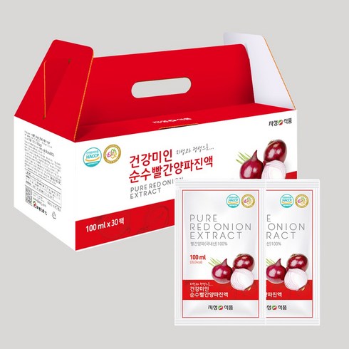 지성식품 빨간양파즙, 120개, 100ml