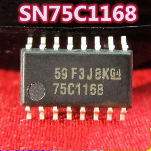 sn-90ff2.0 - 10 조각 20 개/몫 SN75C1168 SOP-16 5.2mm 트랜시버 칩, 10PCS