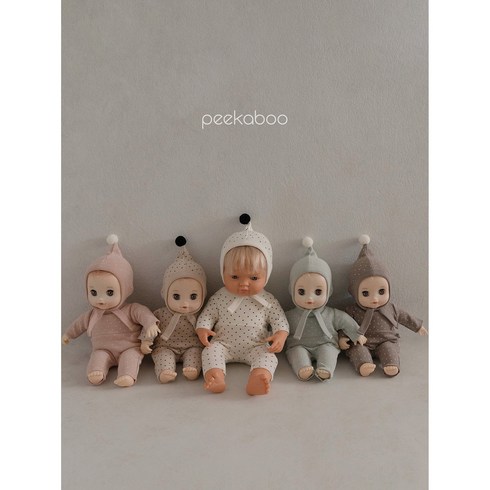 피카부 땡땡 인형옷, 핑크, free