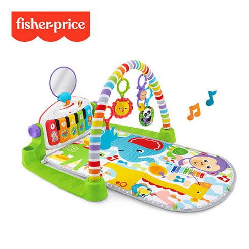 fisherprice - 피셔프라이스 피아노 아기 체육관 디럭스, 블루, 1개, 1개