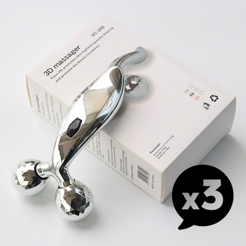 사랑옵다 3D 마사지롤러, 1 COLOR, 3개