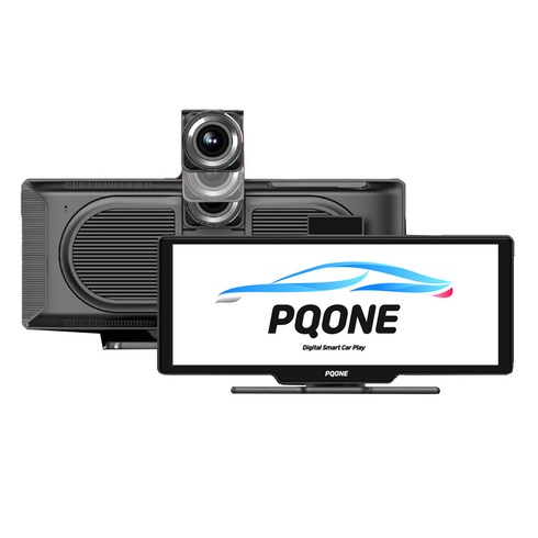 PQONE 카플레이 모니터 디지털 스마트 카플레이 내비게이션 10.26인치 블랙박스, 카플레이10.26인치본체+SD카드 64GB