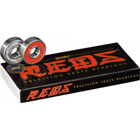 본즈 Bearings 베어링 빨간색 8팩 스페이서 와셔 포함, Red